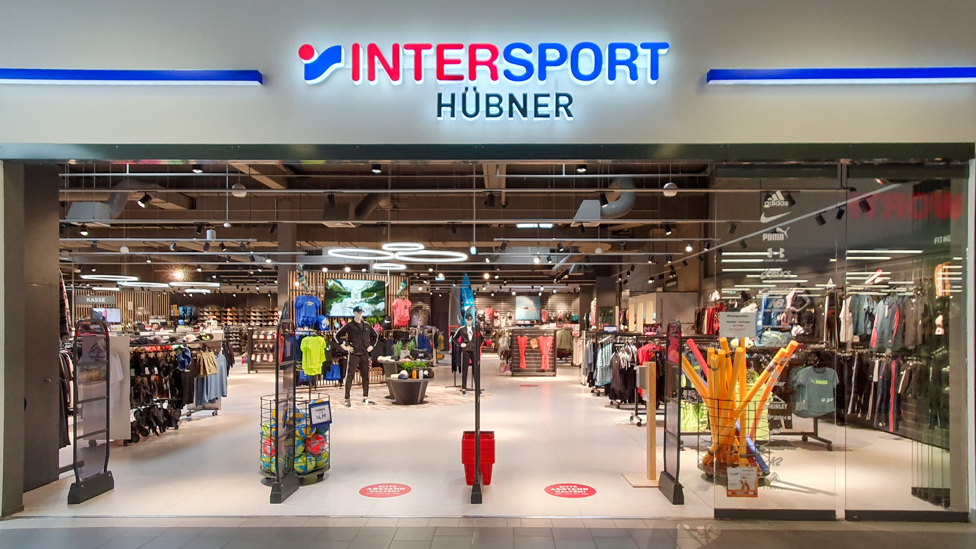 Intersport H&uuml;bner im EKZ Wust | An der Bundesstrasse 1, 14776 Brandenburg/Havel