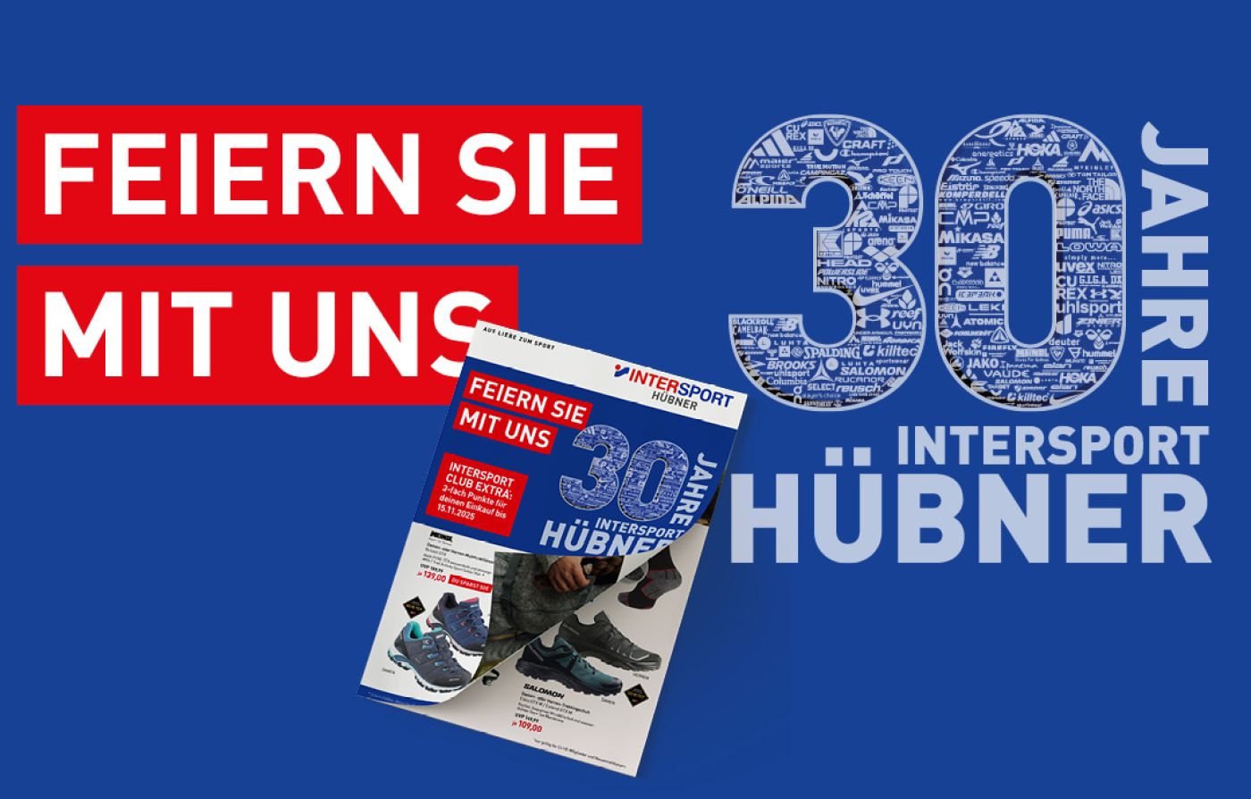 Jubiläums-Aktionstage bei Intersport Hübner